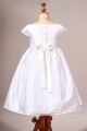 Robe de cérémonie fille chic en soie, robe de cortège