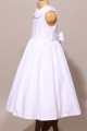 Robe de communion fille, robe blanche de cérémonie fille