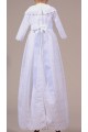 Robe baptême broderie anglaise