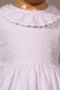 Robe de baptême chic broderie anglaise