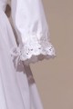 Robe de baptême chic broderie anglaise