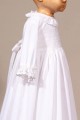 Robe de baptême chic broderie anglaise