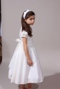 Bandeau noeud blanc baptême