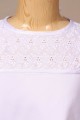 Robe de communion fille chic broderie anglaise