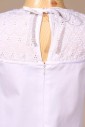 Robe de communion fille chic broderie anglaise