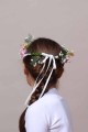 Couronne fleur rose et blanc