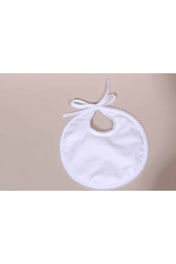 bavoir bébé blanc