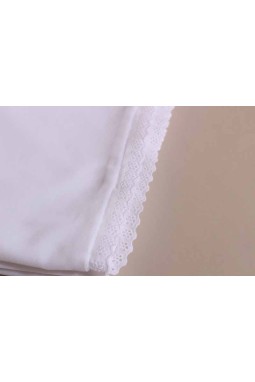 plaid blanc bébé