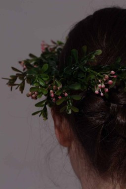 Couronne de fleurs enfant d'honneur