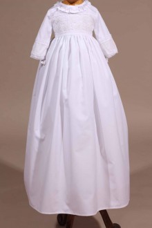 robe traditionnelle dentelle ancienne bapteme