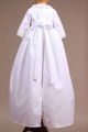 robe baptême fille longue