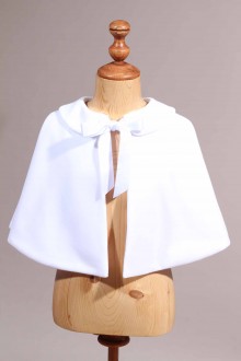 Capeline fille blanche