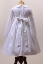 Très belle robe de communion manches longues velours milleraies