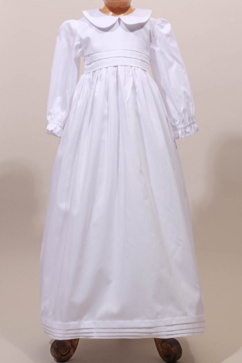 Robe longue de baptême traditionnelle classique pour bébé