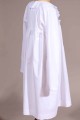 Robe en velours blanche fille