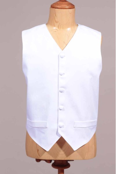 Gilet blanc communion Gilet blanc communion