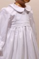 Robe longue de baptême traditionnelle classique pour bébé