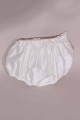  Culotte de Baptême bébé blanche en soie