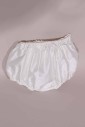  	Culotte de Baptême bébé blanche en soie