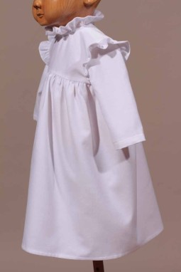  	Robe de cérémonie blanche hiver
