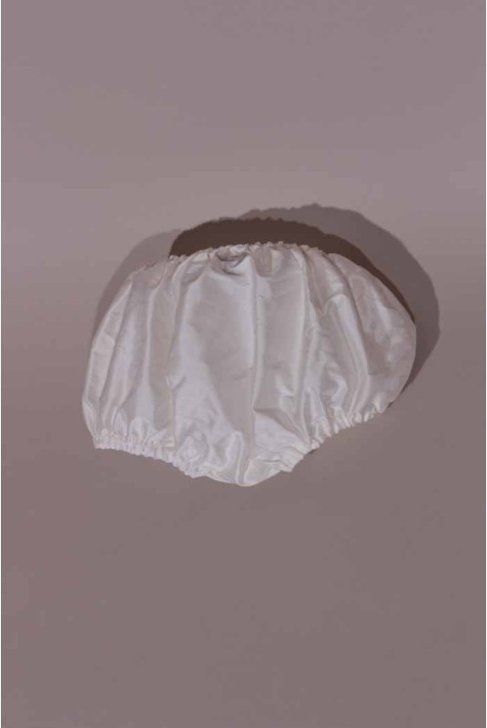 Culotte bébé blanche en soie