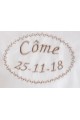 Broderie personnalisée de bapteme