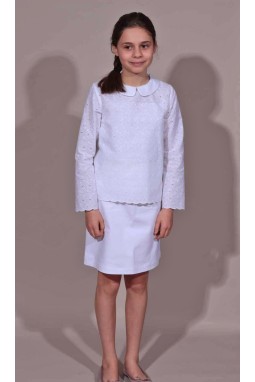 Jupe de communion Anna blanche