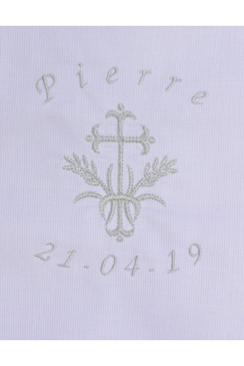 Broderie croix personnalisé