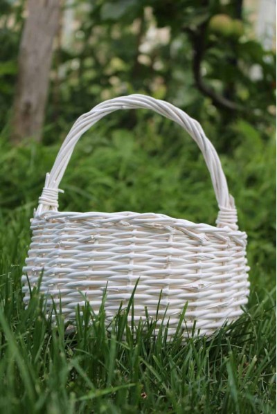 Panier en osier mariage