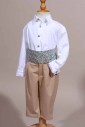 Ceinture en Liberty garçon enfant d'honneur