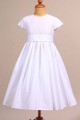 Robe blanche de communion Laurine