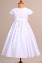 Robe blanche de communion Laurine