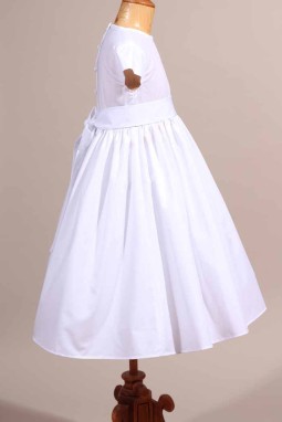 Robe blanche de communion Laurine