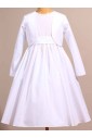Boléro fille cérémonie blanc
