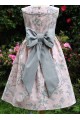 Robe élégante toile de jouy