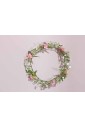 Couronne de fleur communion rose et blanche