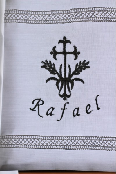 Echarpe personnalisable de Baptême Rafael Echarpe personnalisable de Baptême Rafael
