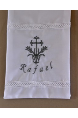 Echarpe personnalisable de Baptême Rafael