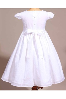 robe de cérémonie plumetis brodée