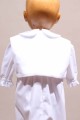 gilet bapteme blanc bebe