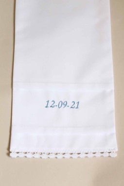 echarpe de Baptême brodée personnalisable