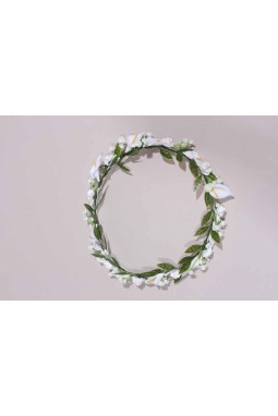Couronne de fleurs de communion