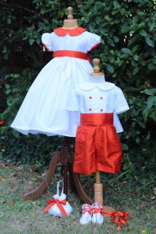 Cortège enfant d'honneur Léonard en soie