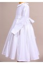 Robe blanche elegante communion