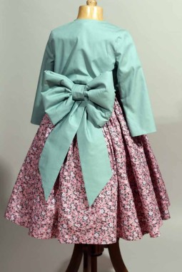 Veste de cortège de mariage fille verte Véra
