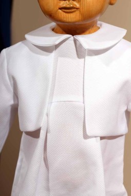 Boléro ceremonie bébé blanc