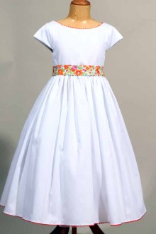 Robe mariage fille en liberty Auriane