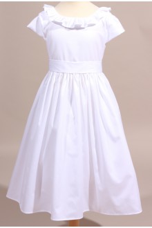 Robe blanche de communion Léontine