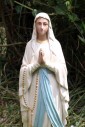 Statue platre de Notre Dame de Lourdes