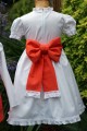 enfant d'honneur dentelle anglaise et orangeglaise